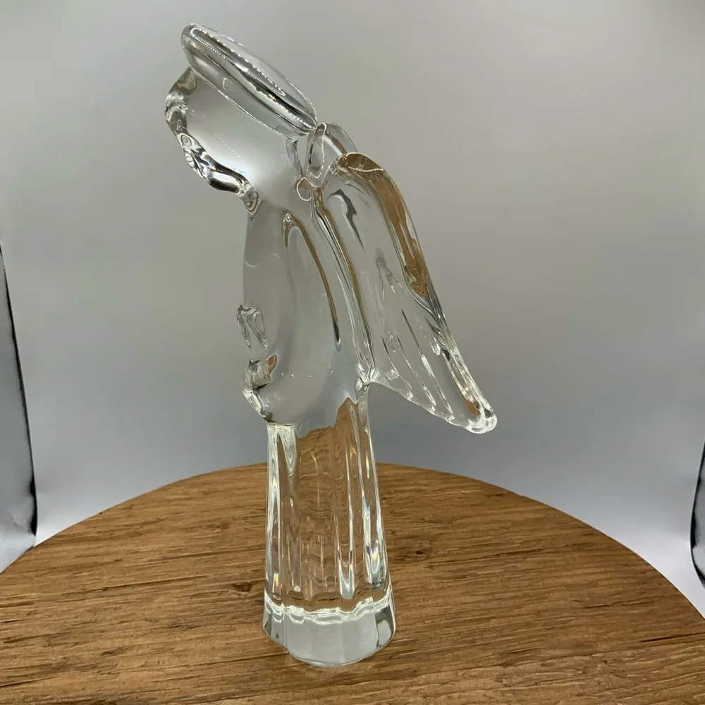 Crystal Glass Vintage Angel 8" Figurine - Picture 4 of 8